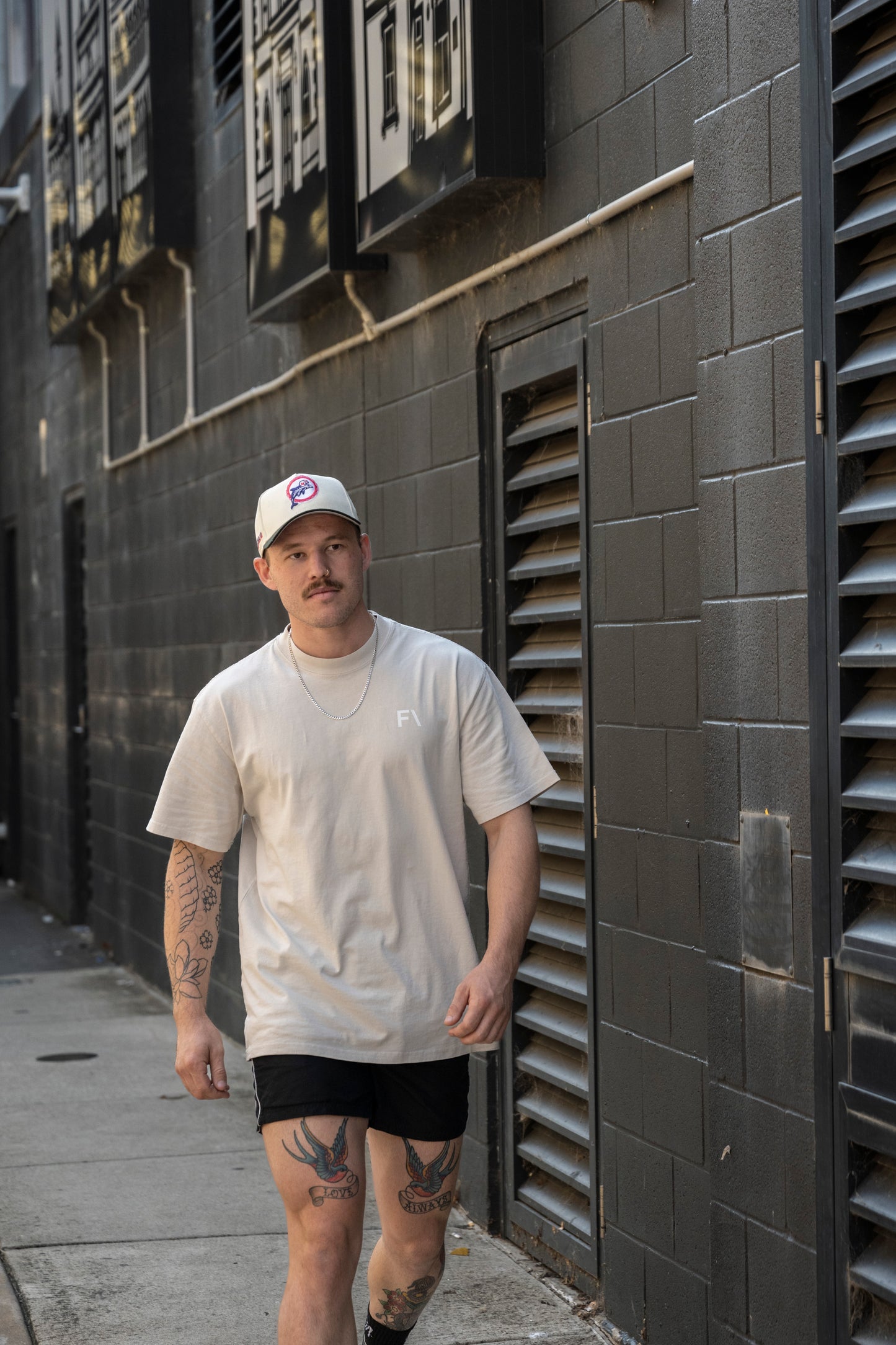 Oversized Tee Faded Bone (Made-To-Order) - FAULTLINE THE LABEL - Faultline The Label