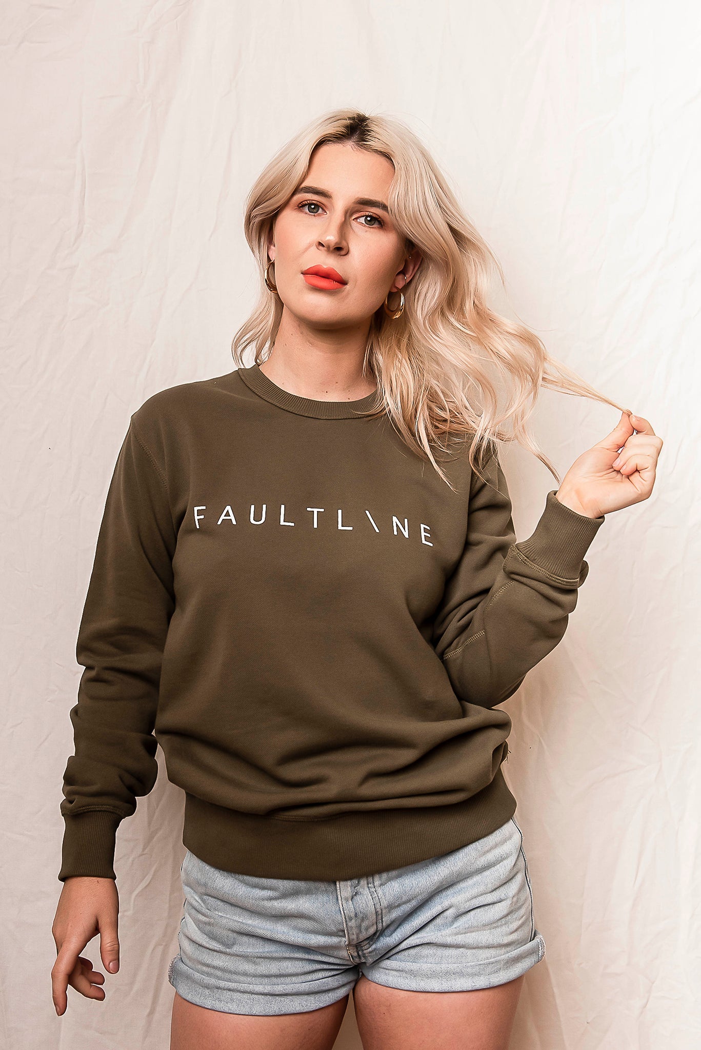 Crew 2.0 | Olive Green - FAULTLINE THE LABEL