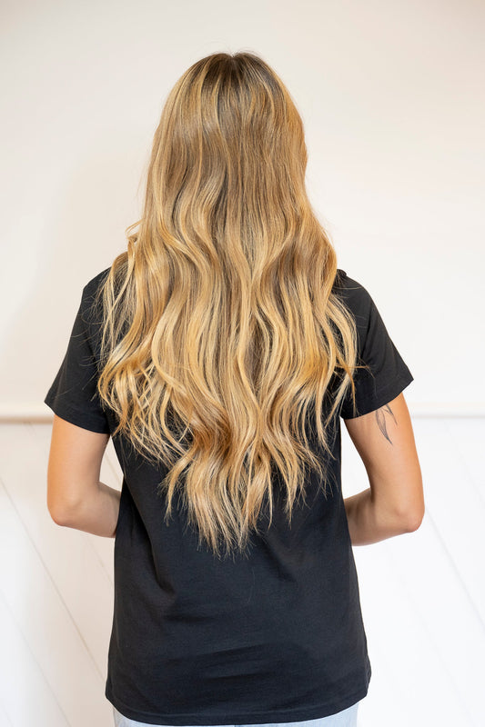 Woman's Basic Tee Black - FAULTLINE THE LABEL