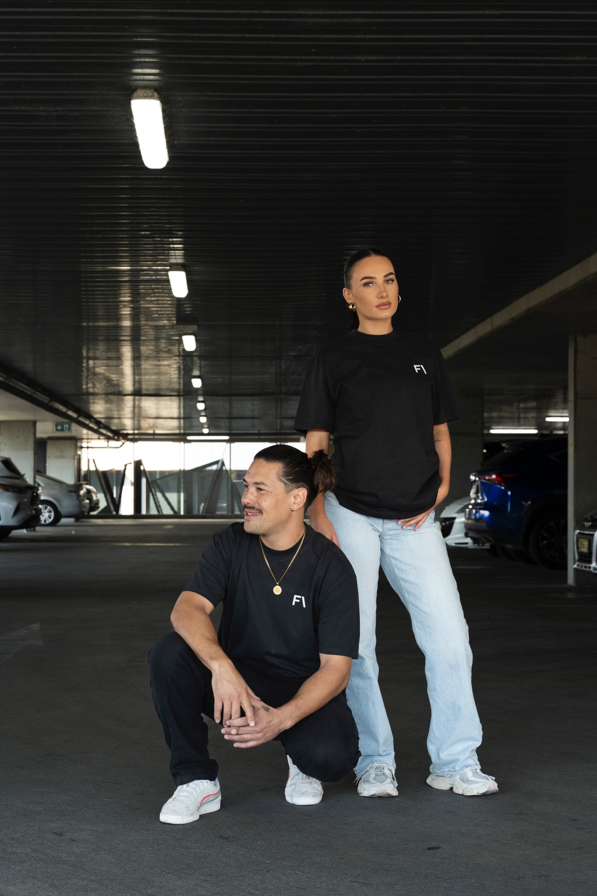 Oversized Tee Faded Black (Made-To-Order) - FAULTLINE THE LABEL  - Faultline The Label