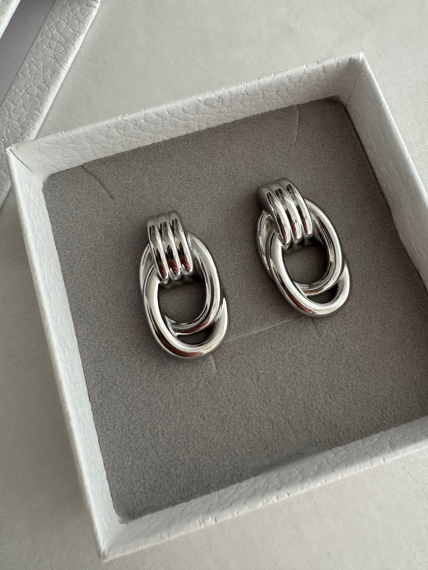 Harper Earrings - Silver