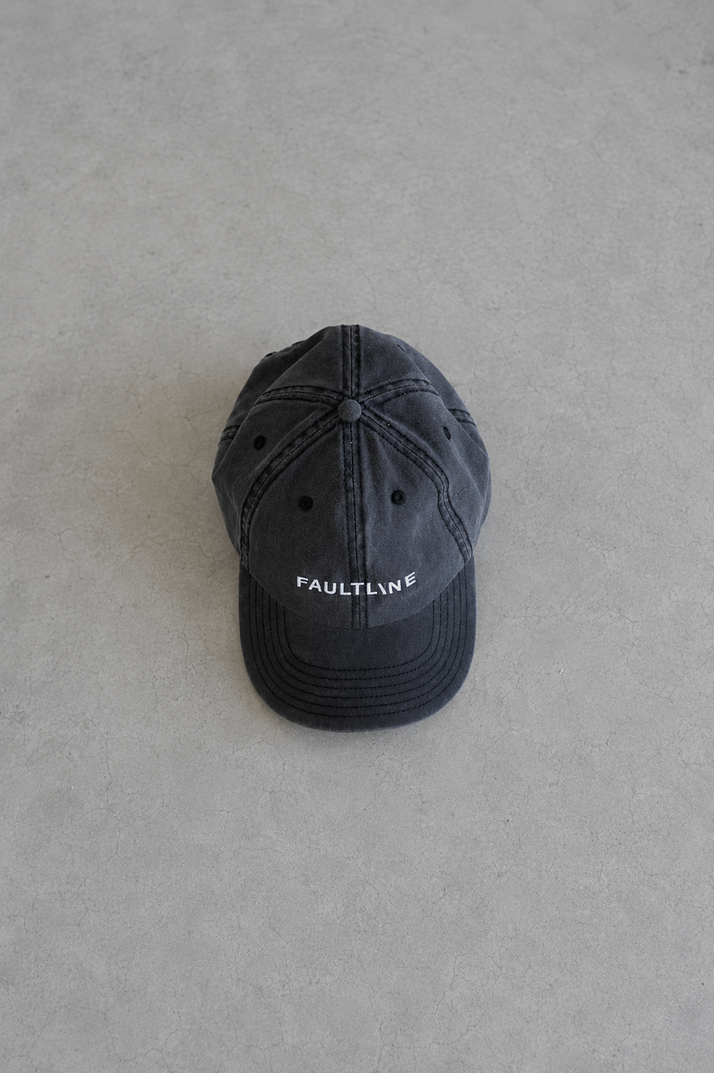 DP1 CAP - FADED BLACK - FAULTLINE THE LABEL  - FAULTLINE THE LABEL