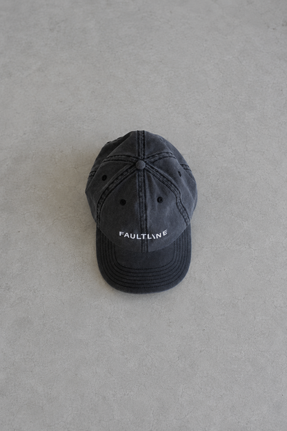 DP1 CAP - FADED BLACK - FAULTLINE THE LABEL  - FAULTLINE THE LABEL