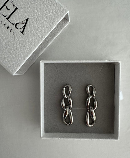 Emma Earrings - Silver