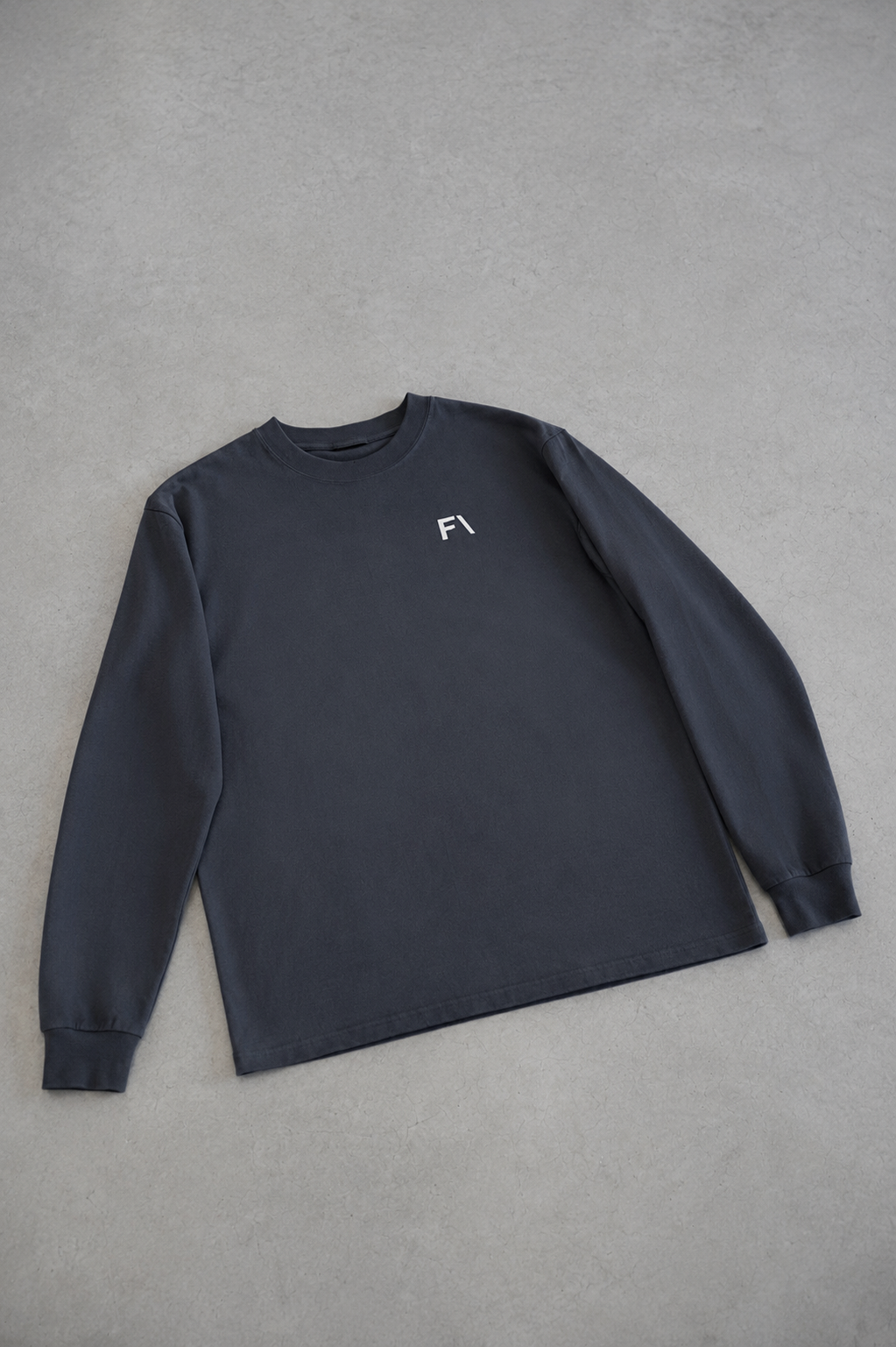 DP1 LONG SLEEVE TEE - FADED BLACK - FAULTLINE THE LABEL  - FAULTLINE THE LABEL
