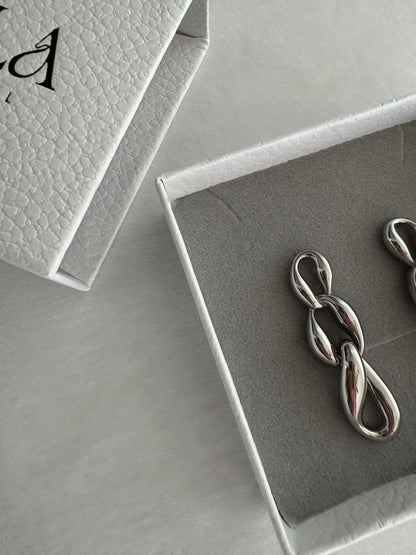 Emma Earrings - Silver