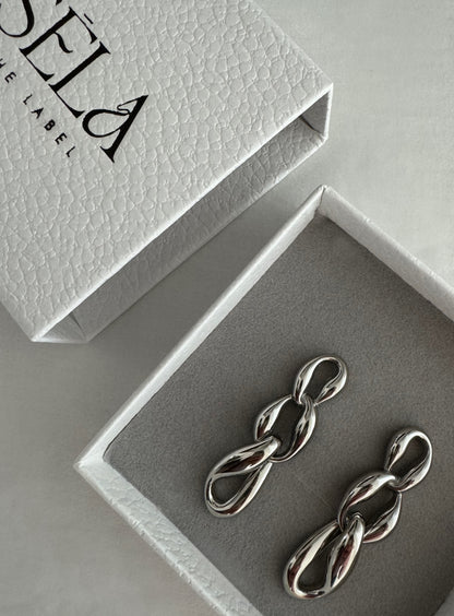 Emma Earrings - Silver