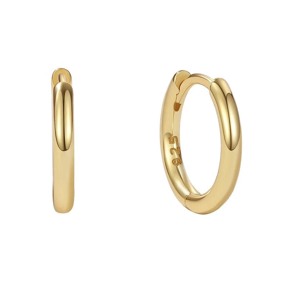 Mia Hoop Earrings - Petite - FAULTLINE THE LABEL 