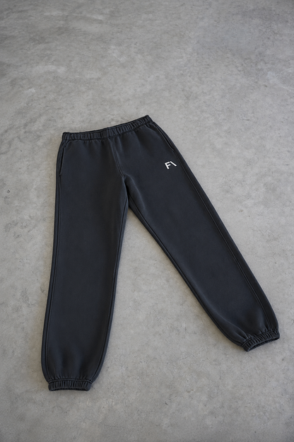 DP1 SWEATPANTS - FADED BLACK - FAULTLINE THE LABEL  - FAULTLINE THE LABEL