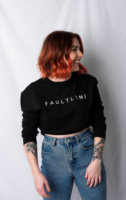 Woman's Crew Black - FAULTLINE THE LABEL 