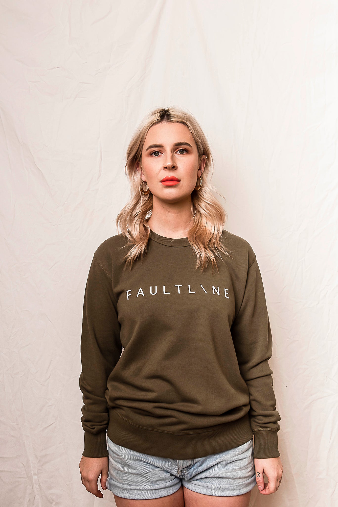 Crew 2.0 | Olive Green - FAULTLINE THE LABEL 
